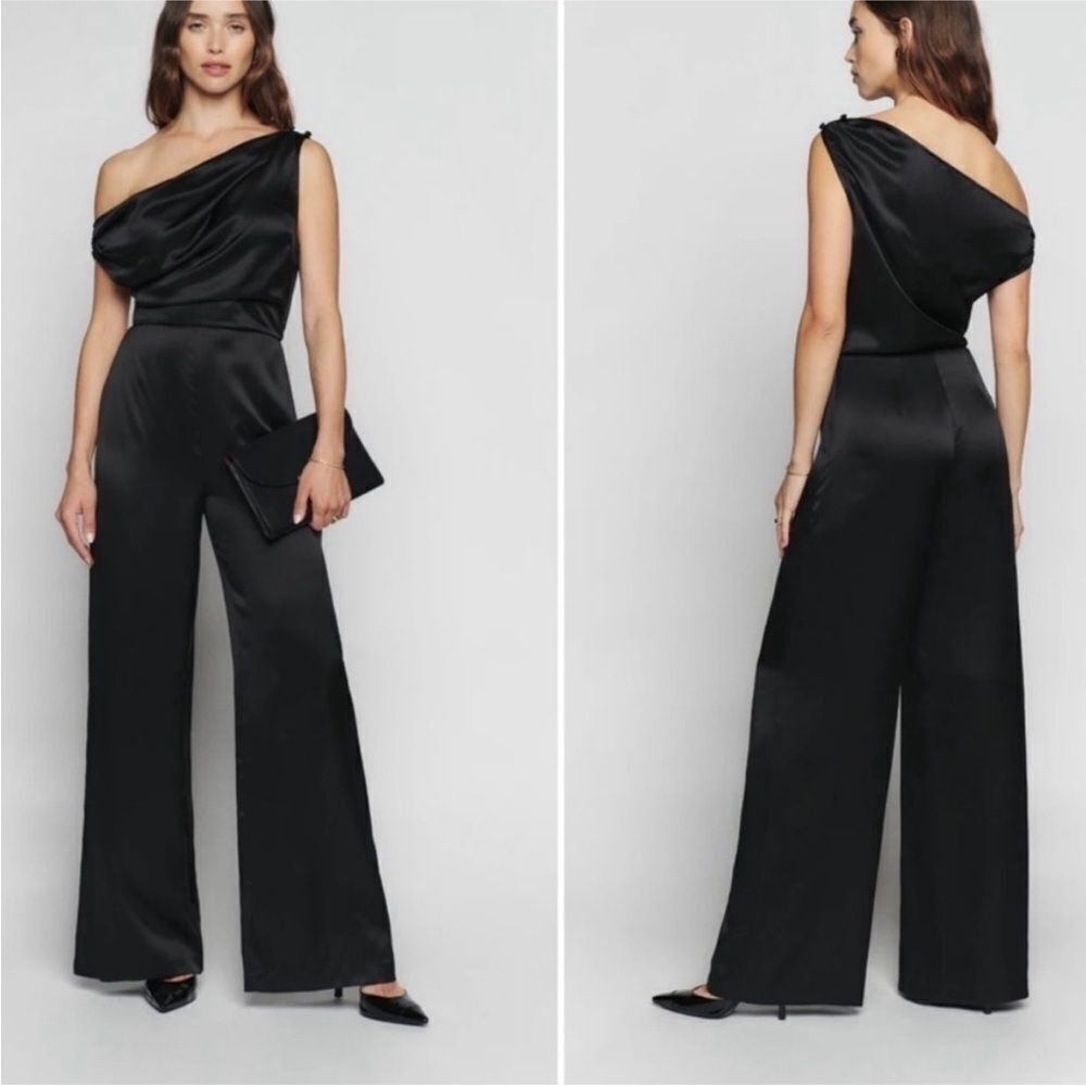 Reformation Annika Silk Jumpsuit size 6 NWT $328